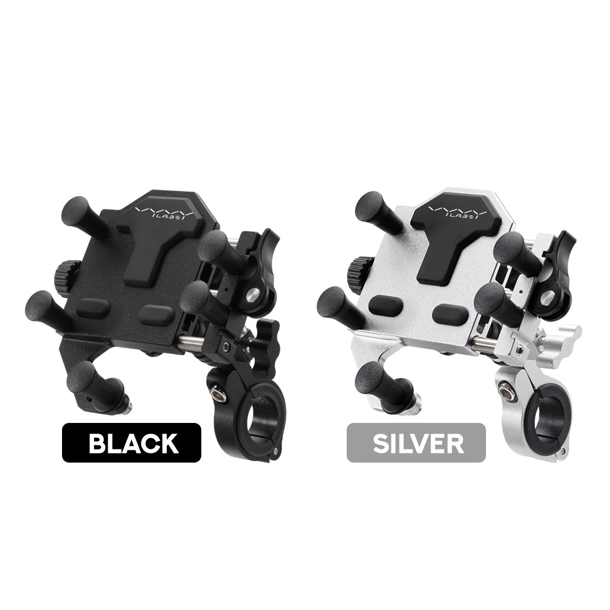 Vyvylabs ZX-H66 Handlebar Anti-Shock 360 Degrees and 180 Degrees Rotating Metal Bracket