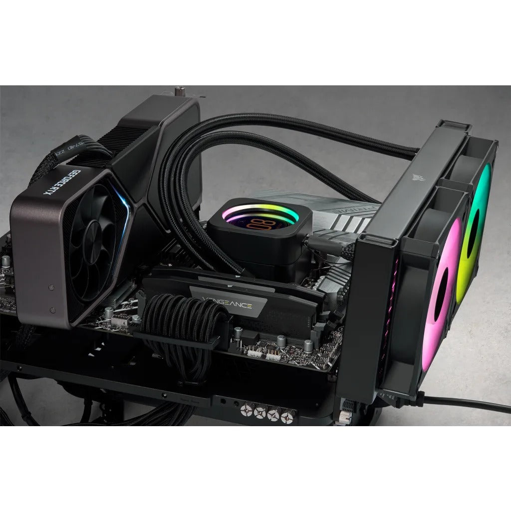 Corsair Vengeance 16GB (2X8GB) DDR5 DRAM 5200MHz CL40 Memory Kit - Black (CMK16GX5M2B5200C40)
