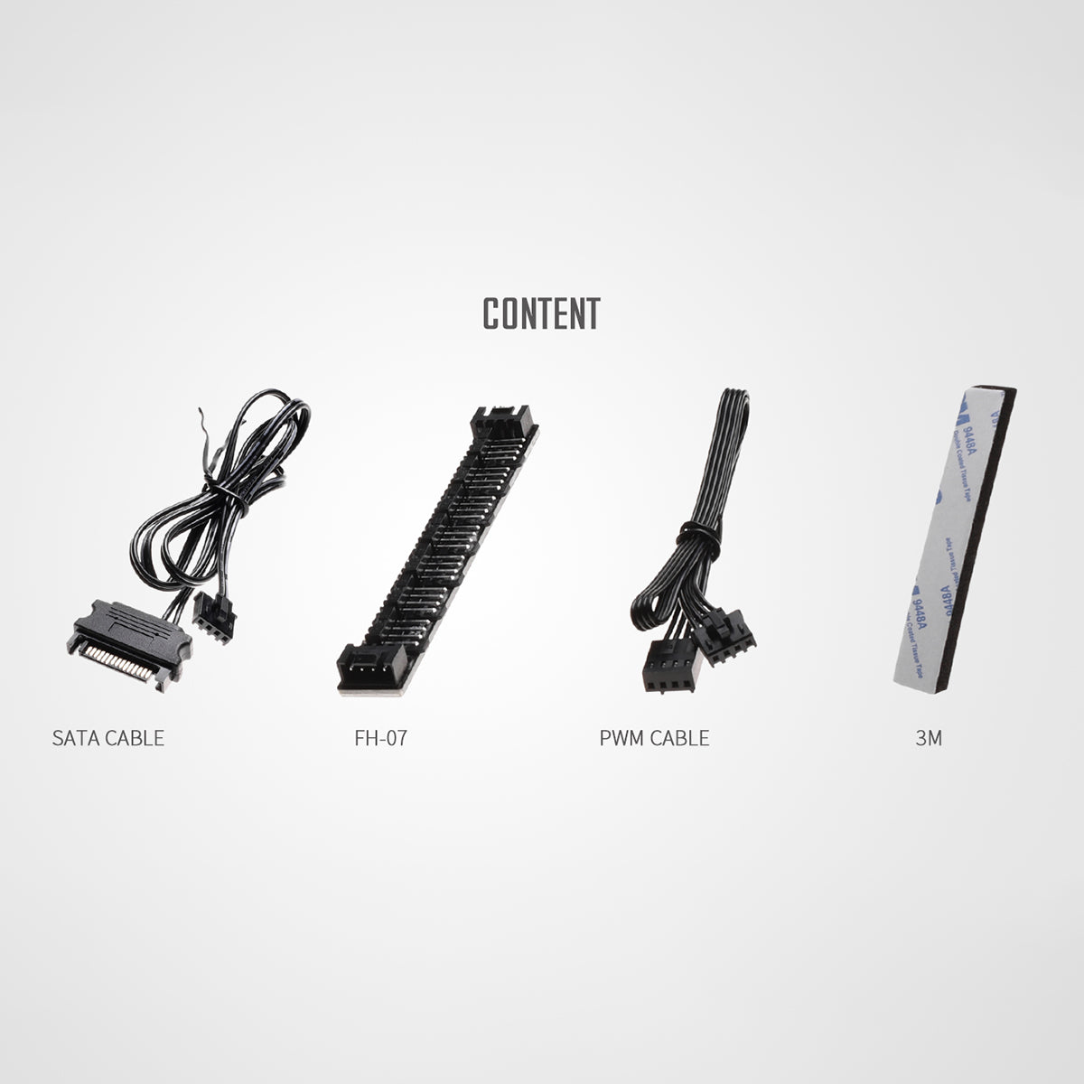 ID-Cooling FH-07 7-Port PWM Hub With SATA Power