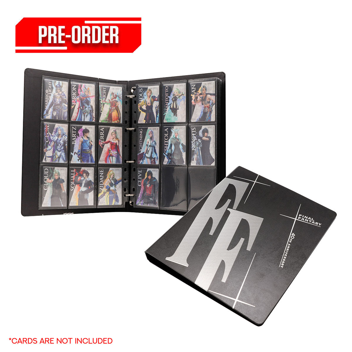 9-Pocket Card Binder Final Fantasy "40th Anniversary Collection"