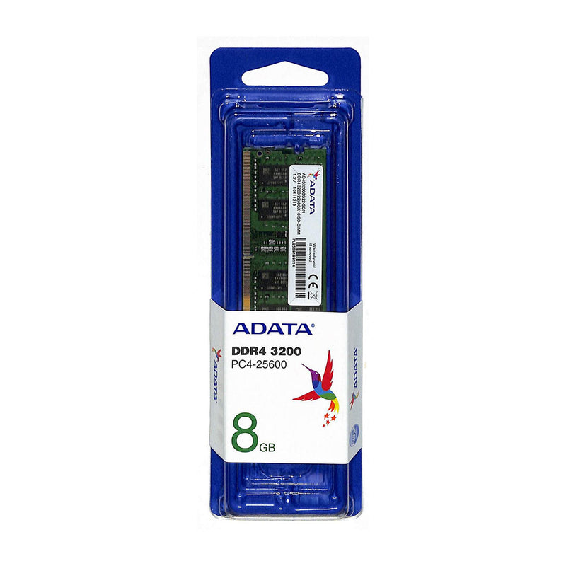 ADATA 8GB DDR4 3200MHZ PC4-25600 SO-DIMM MEMORY AD4S32008G22-SGN
