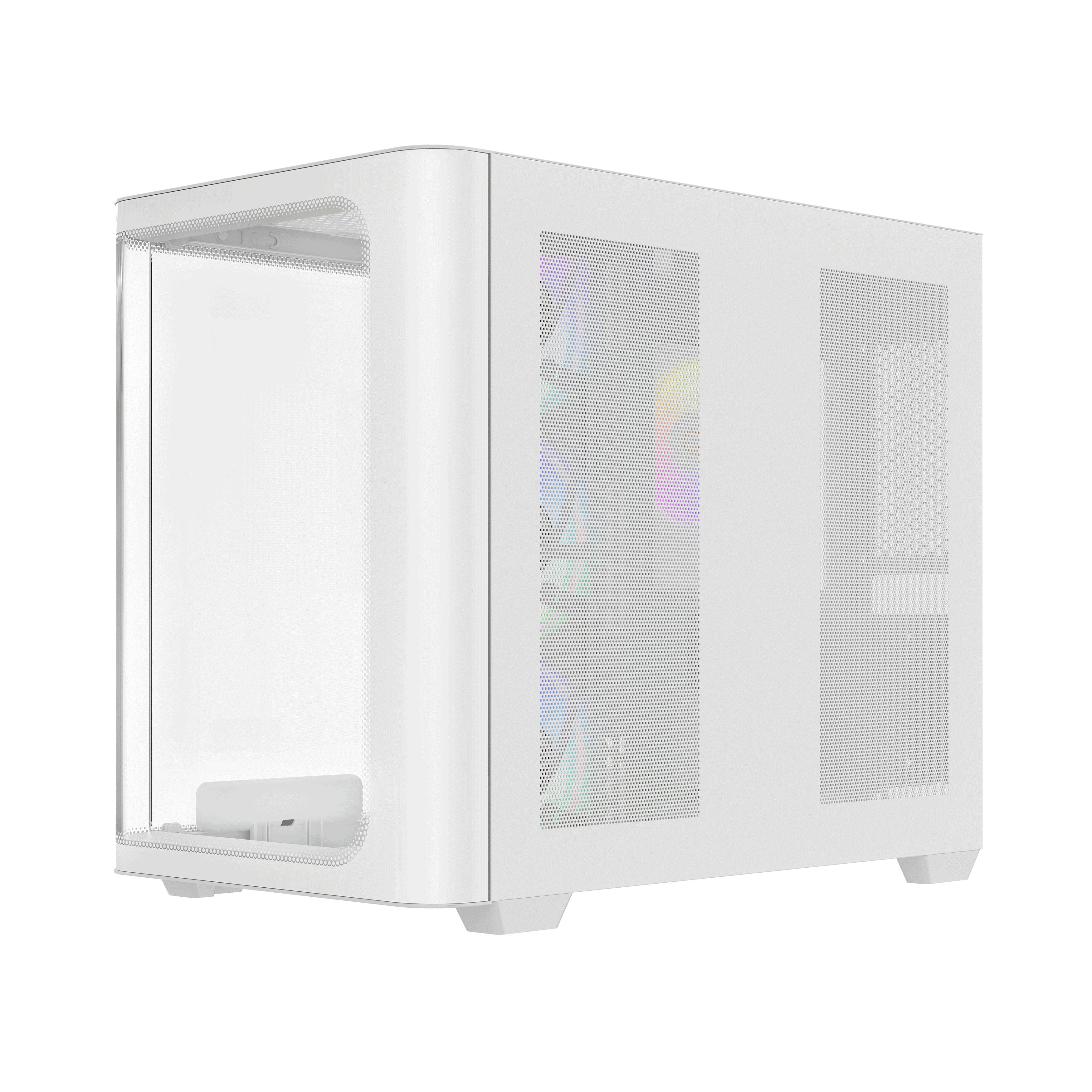 Ocypus Iota C70 Curve ARGB Digital Mid-Tower PC Case (Black, White)