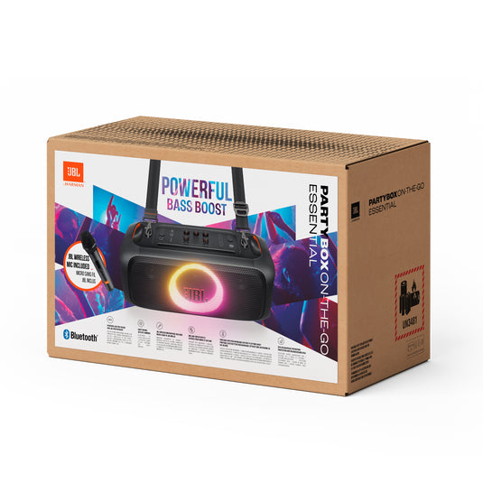 Jbl Go Box JBL Partybox On-The-Go Essential 100W Wireless Portable Party Speaker