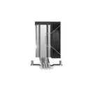 Sama X40L Compact CPU Air Cooler with Metal Finish, Industrial Look, Pair with ARGB 100mm Fan