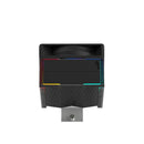 Sama X40L Compact CPU Air Cooler with Metal Finish, Industrial Look, Pair with ARGB 100mm Fan