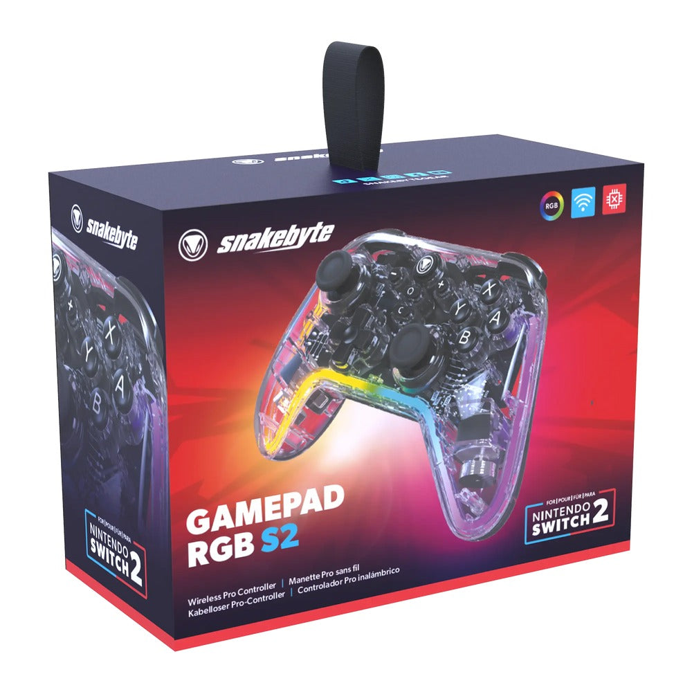 Snakebyte Gamepad RGB S2 Wireless Pro Controller for Nintendo Switch 2
