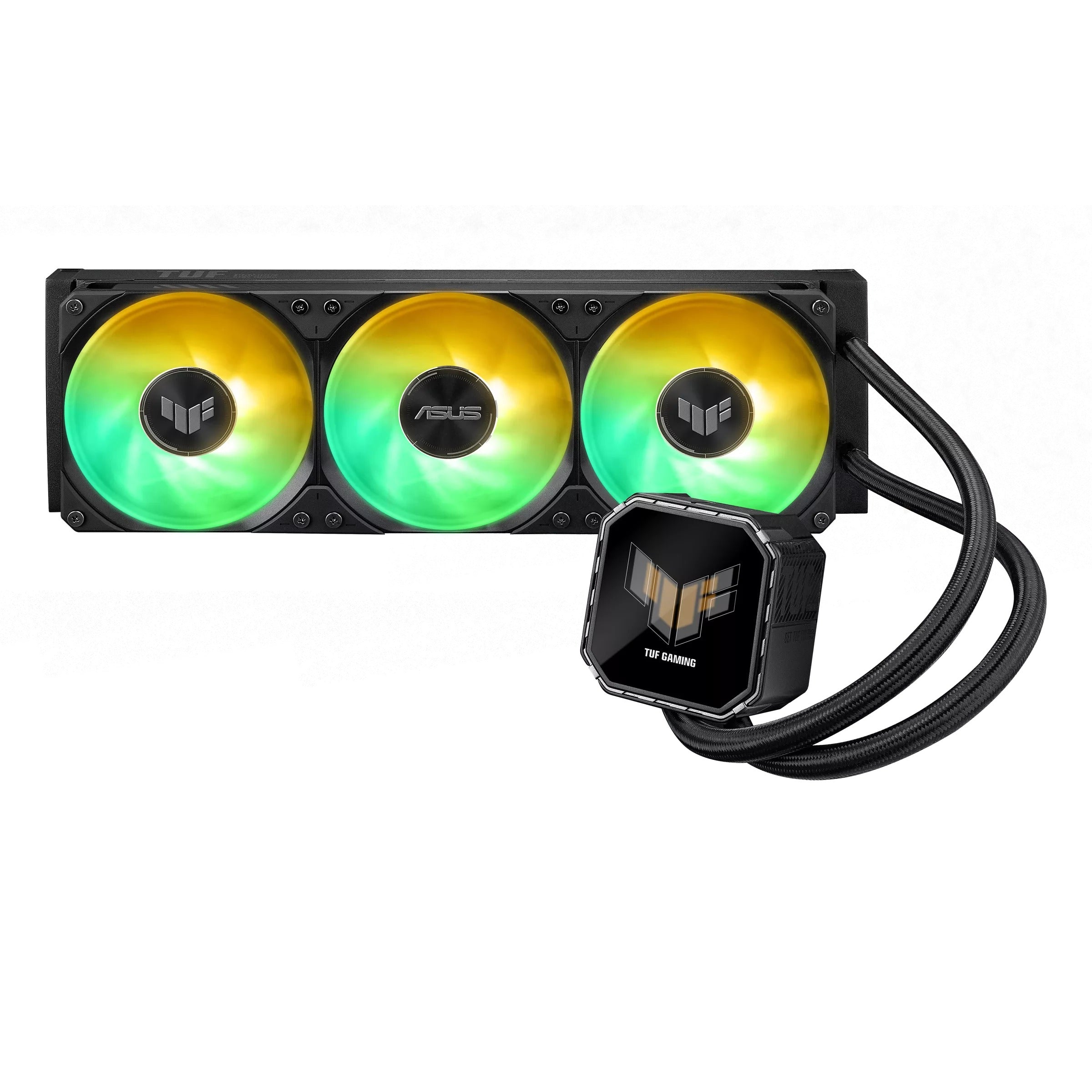 ASUS TUF Gaming LC III 360 ARGB LCD CPU Liquid Cooler with Pre-Installed & Integrated Triple Fans