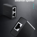 Ugreen RJ45 Splitter Adapter - 2-Pack (Black) (CM210/50923)