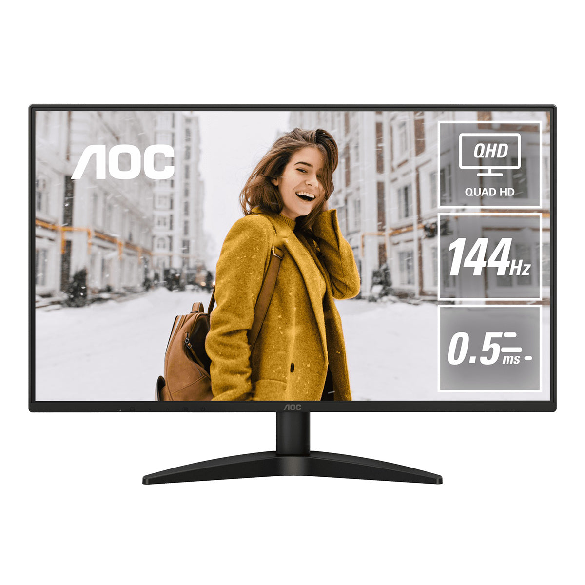 AOC Q27B36X/71 27" QHD (2560x1440) 144Hz 0.5ms IPS Adaptive Sync Monitor with Tilt Adjustment