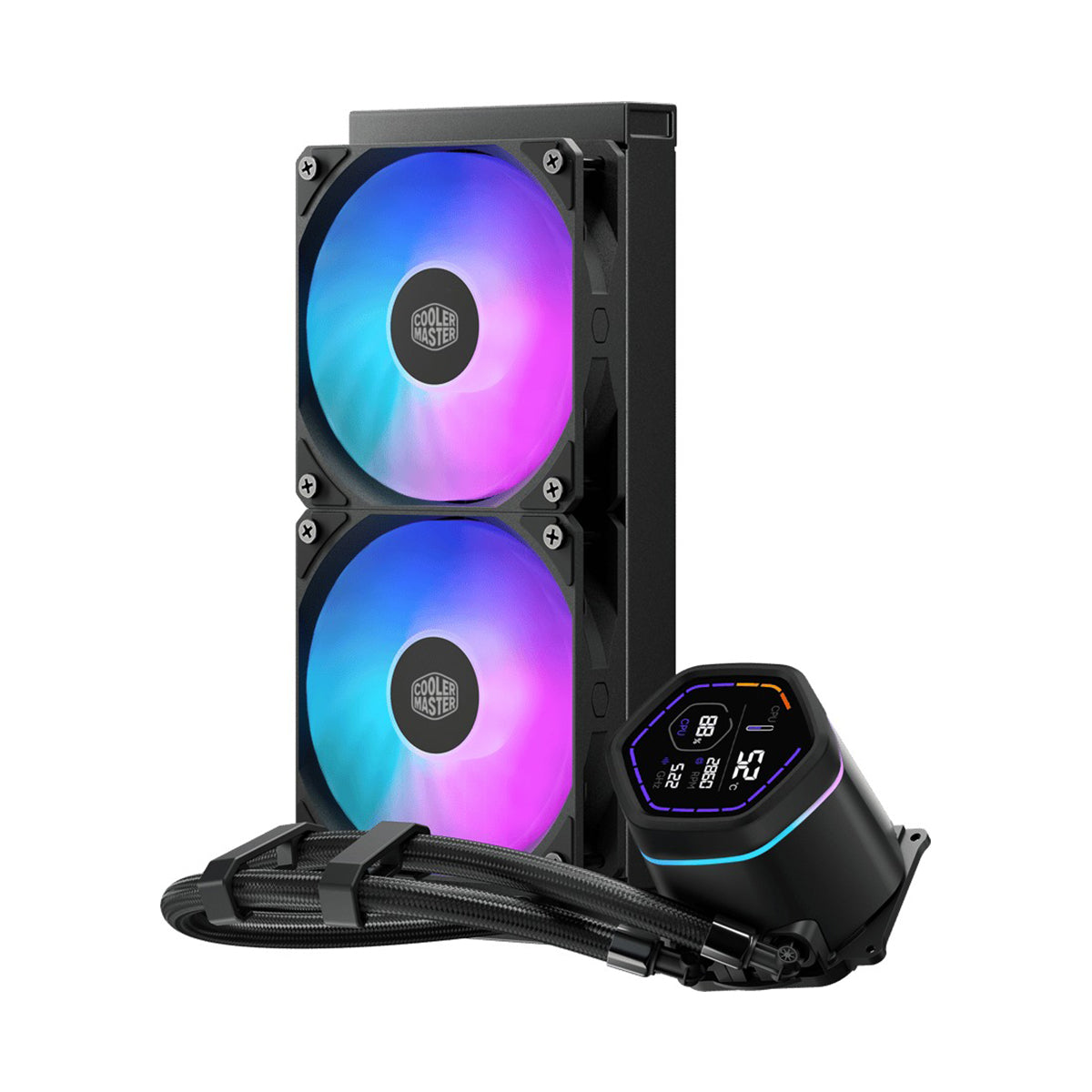 Cooler Master MasterLiquid Core Nex Digital 240 ARGB CPU Liquid Cooler