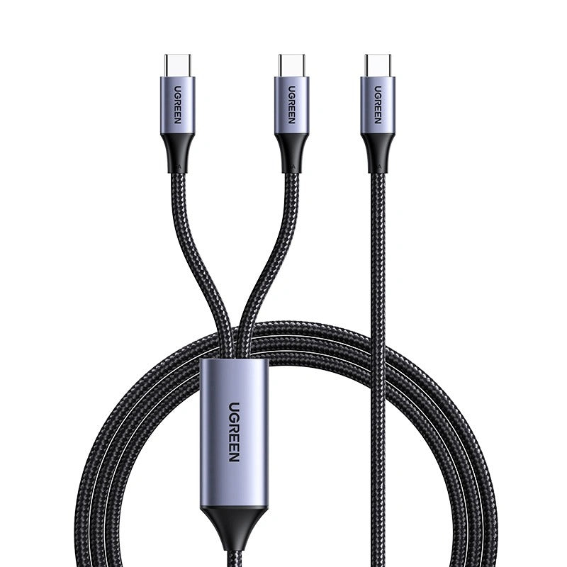 Ugreen 100W 2-in-1 USB-C to 2xUSB-C PD Fast Charging Cable