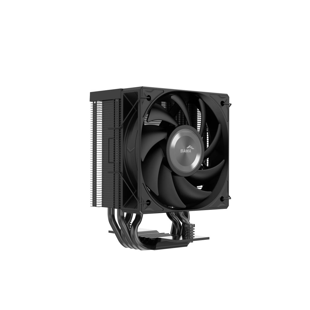 Sama X40 Low-Profile Tower Type CPU Air Cooler with 4 Direct-Touch Heat Pipes & 100mm Fan