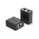 Ugreen RJ45 Splitter Adapter - 2-Pack (Black) (CM210/50923)