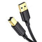 UGreen USB 2.0 AM To BM Print Cable - 2M (Black) (US135/20847)