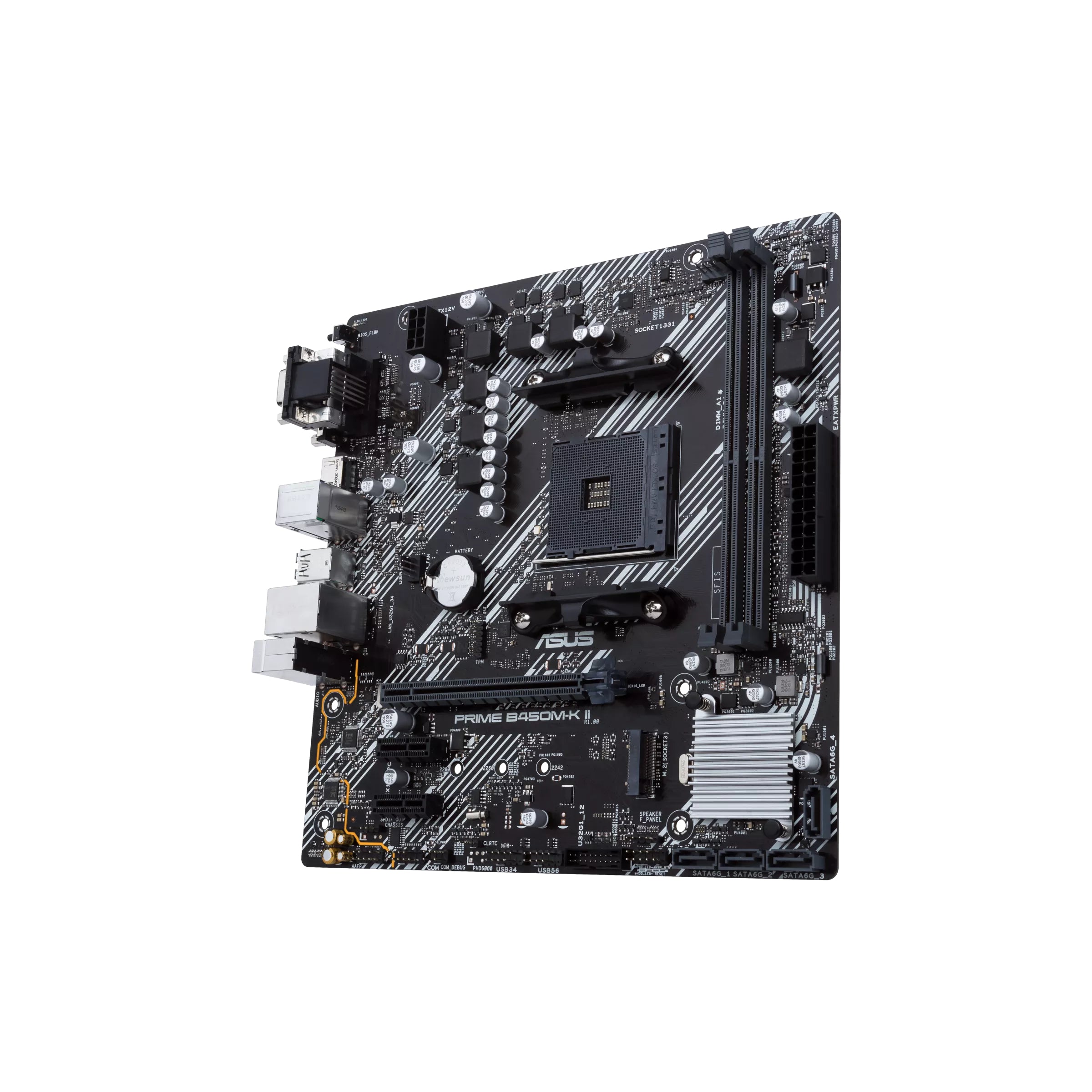 Asus Prime B450M-K II CSM AMD AM4 DDR4 Motherboard | DataBlitz