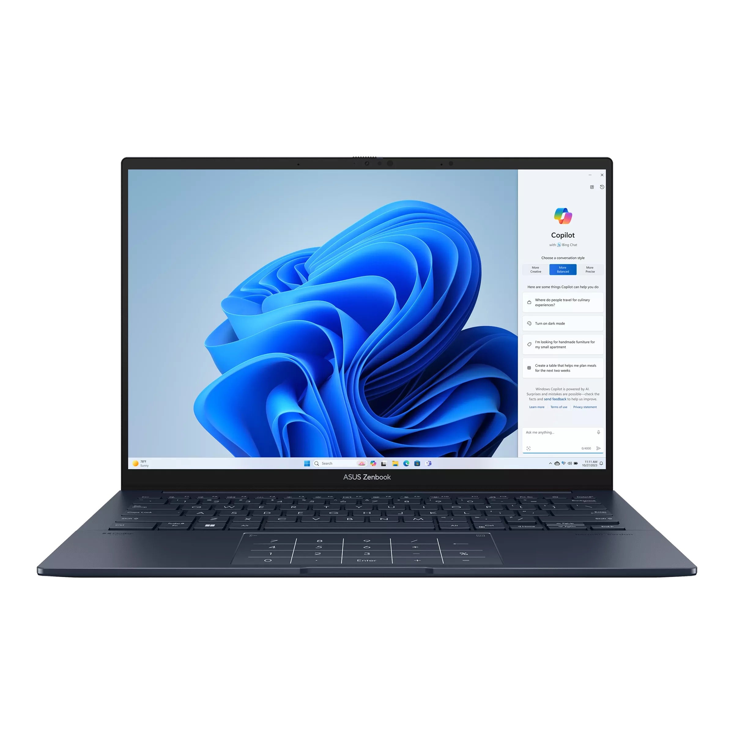 ASUS Zenbook 14 UX3405CA-SU949WSM Laptop (Ponder Blue)