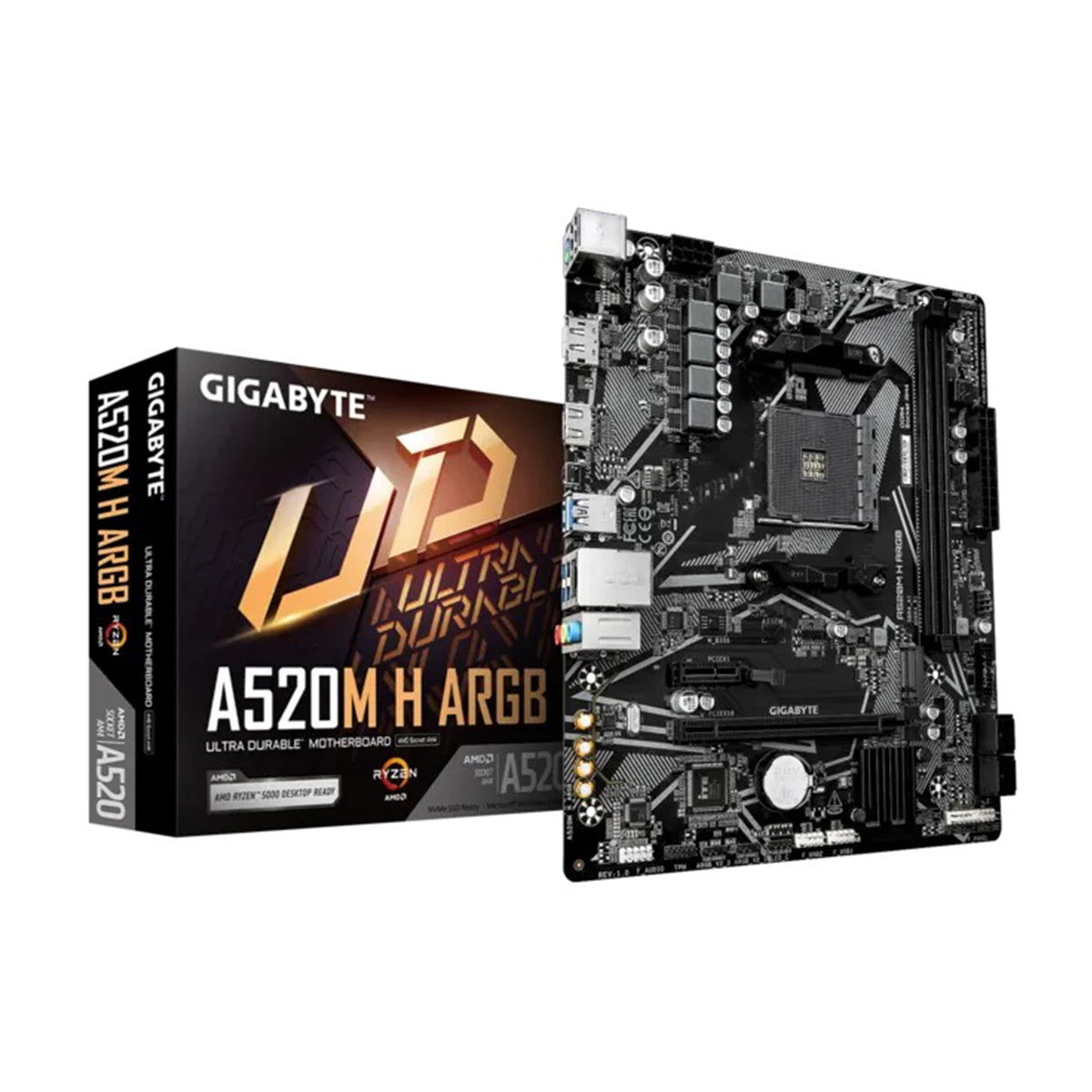 Gigabyte A520M H ARGB mATX UD Motherboard