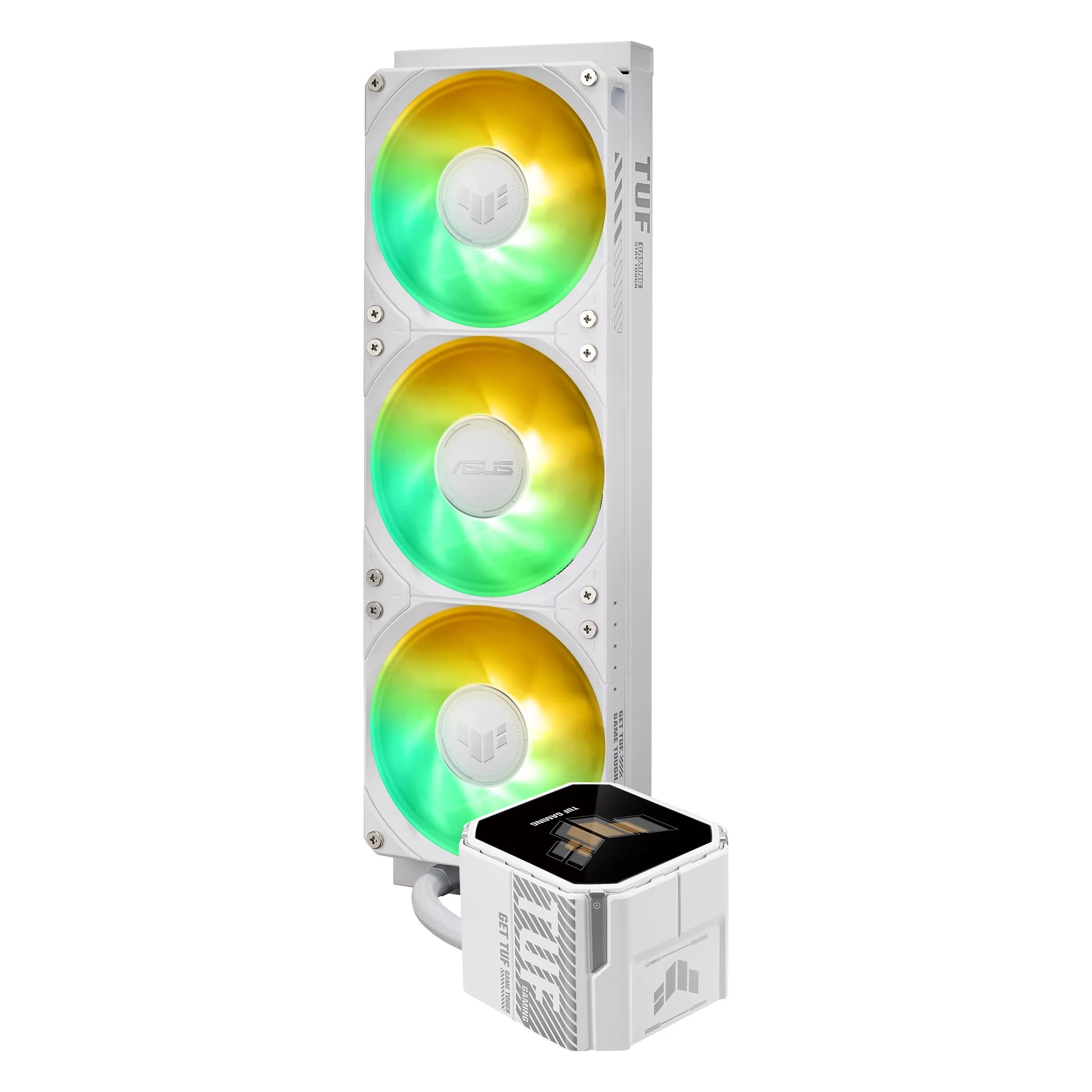 ASUS TUF Gaming LC III 360 ARGB LCD CPU Liquid Cooler with Pre-Installed & Integrated Triple Fans