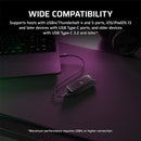 Corsair EX400U Survivor 1TB USB4 4000MB/s Read 3600MB/s Write Portable SSD (CSSD-EX400US1TB)