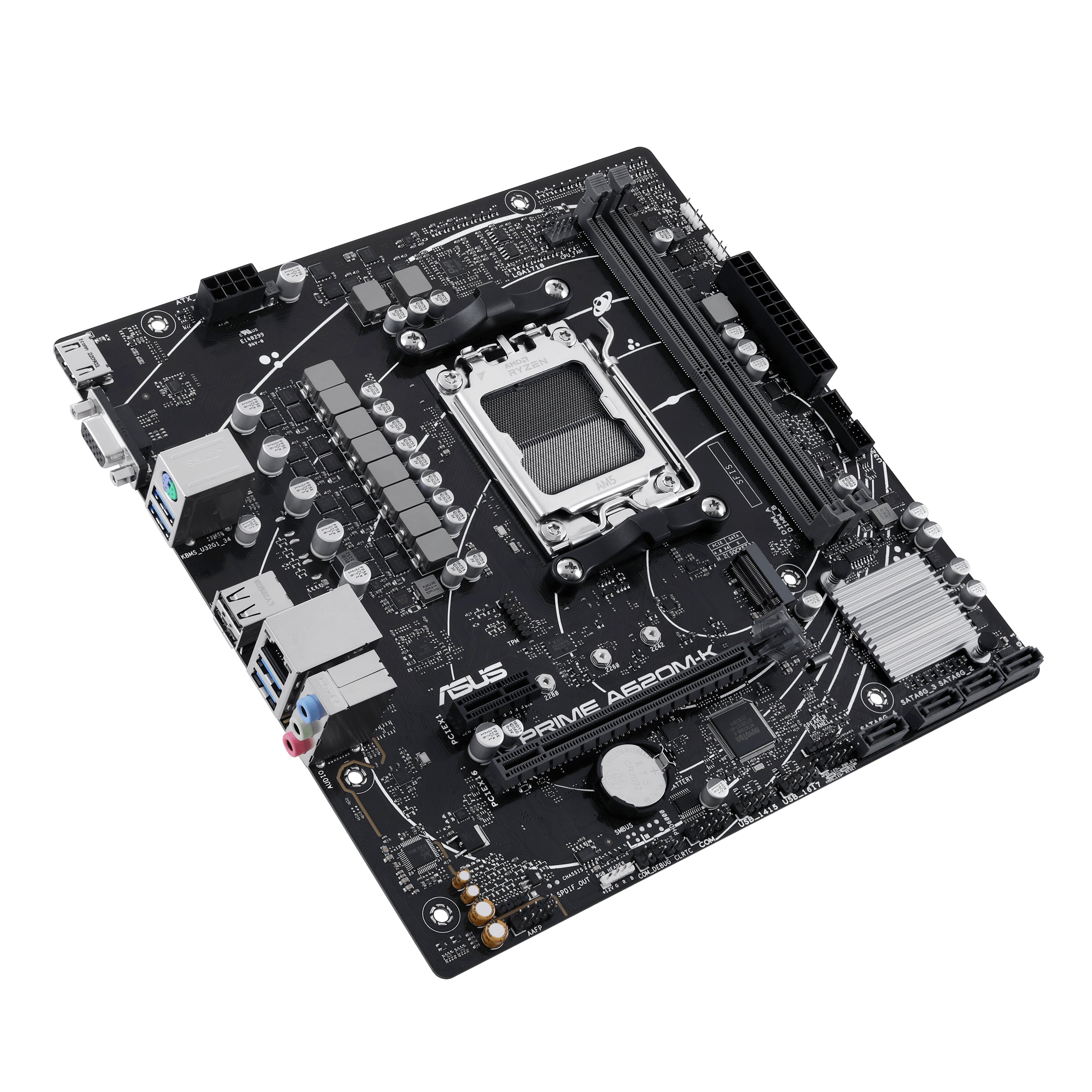 Asus Prime A620M-K DDR5 Motherboard | DataBlitz