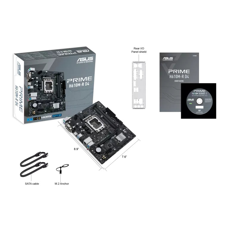 Asus Prime H610M-R D4 Motherboard | DataBlitz
