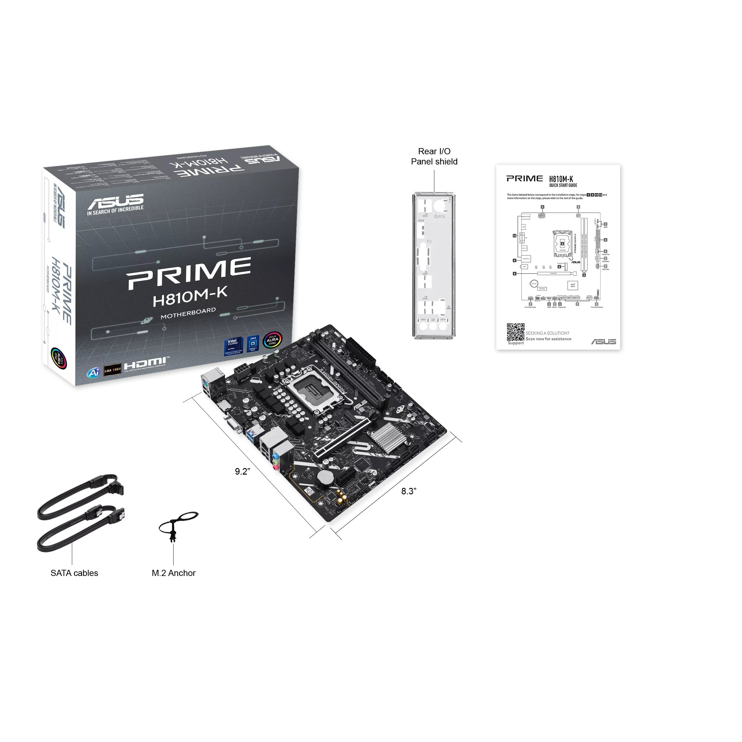 ASUS Prime H810M-K DDR5 Intel Motherboard