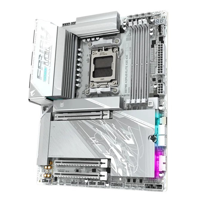 Gigabyte X870E Aorus Elite X3D Ice DDR5 AMD Gaming Motherboard