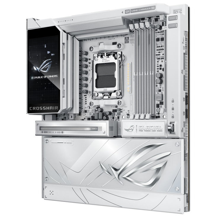 ASUS ROG Crosshair X870E Glacial DDR5 AMD Gaming Motherboard
