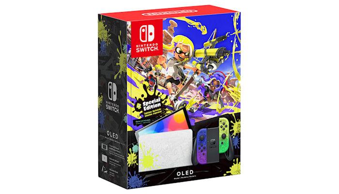 Nintendo Switch Console Splatoon 3 Edition (Oled Model) - DataBlitz
