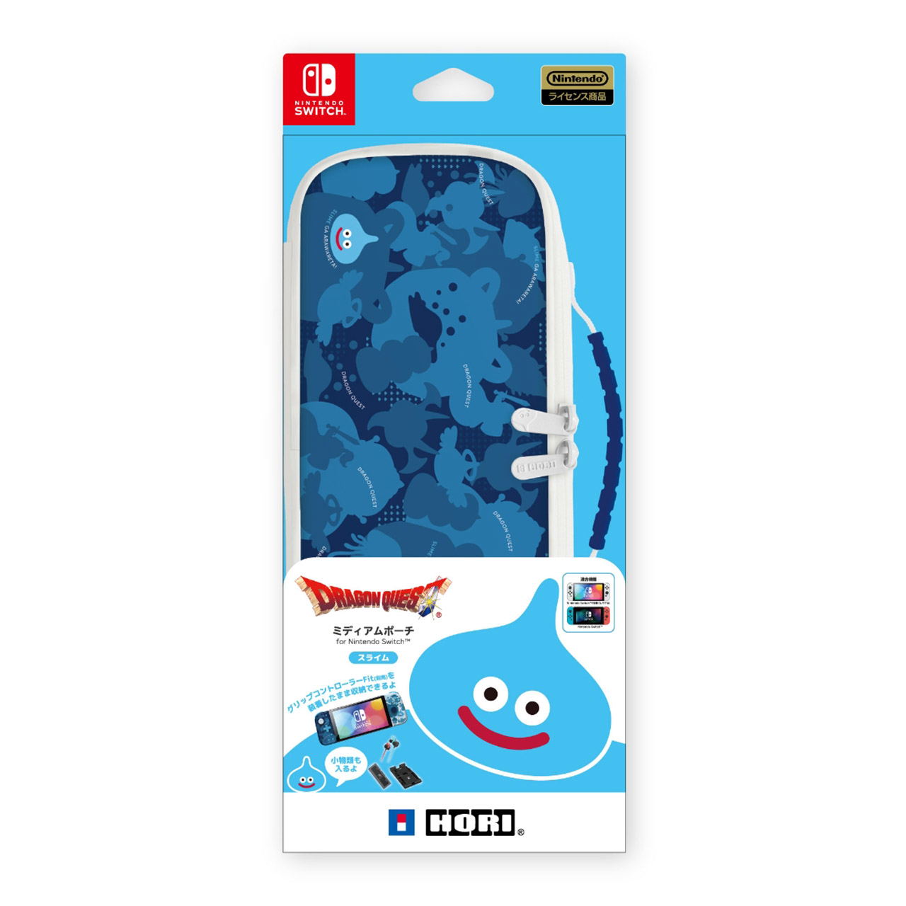 Hori Cargo Pouch Compact Dragon Quest Slime for Nintendo Switch (NSW-460A)