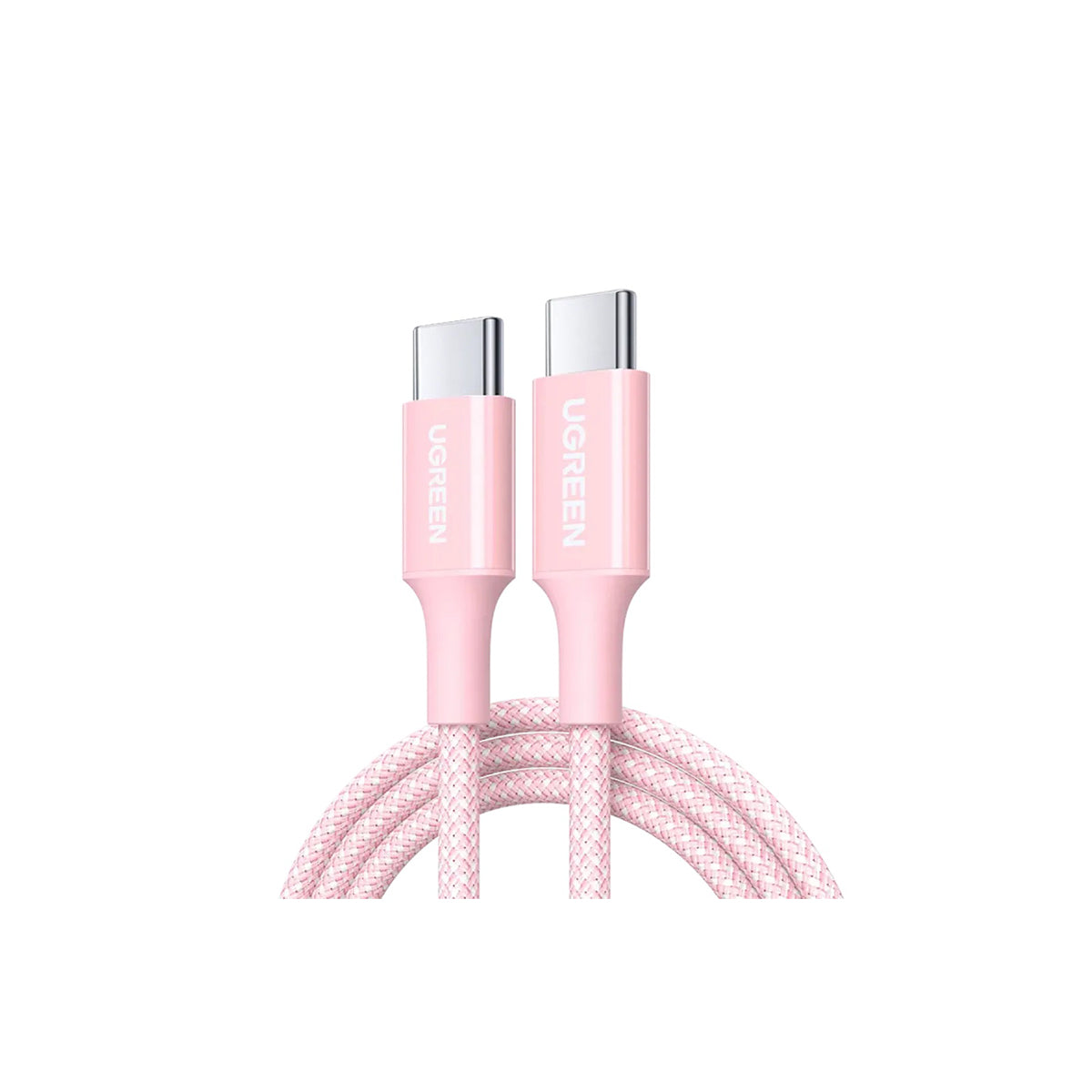 Ugreen USB-C to USB-C 3A/60W PD Fast Charging Braided Cable - 1m