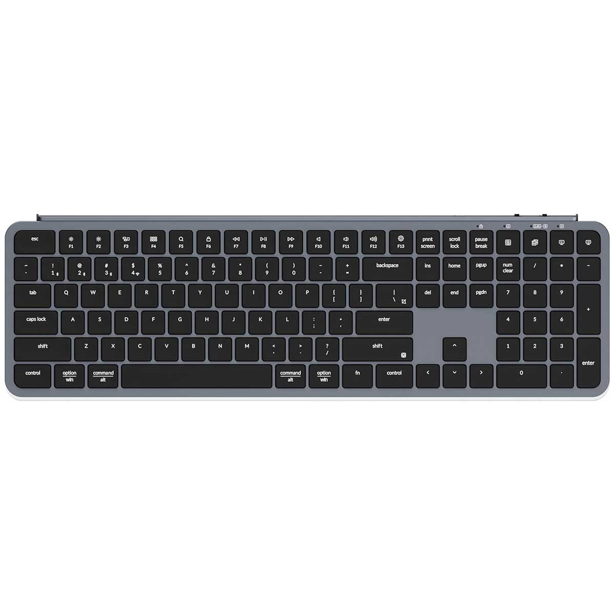 Keychron B6 Pro Ultra-Slim Wireless Keyboard (Space Gray) (B6P-K1)
