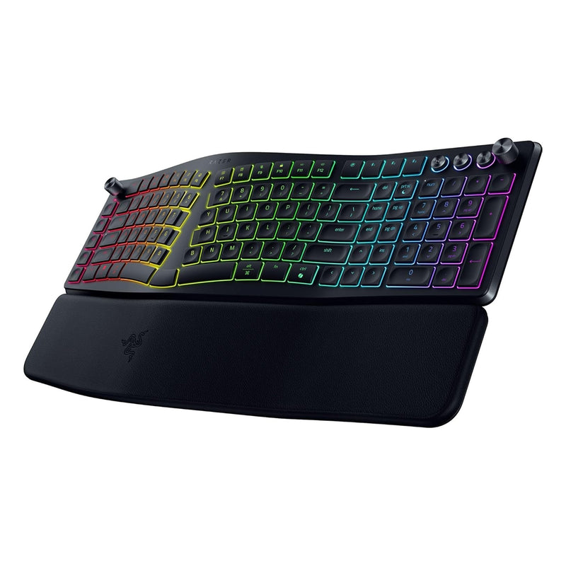 Razer Pro Type Ergo Wireless Split Ergonomic RGB Keyboard (Black)
