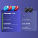 SteelSeries Kontrolfreek No-Slip Thumb Grips Red/Blue Galaxy Edition f