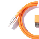 Keychron Double-Sleeved Geek Type-C Cable (Orange) (CAB-22)