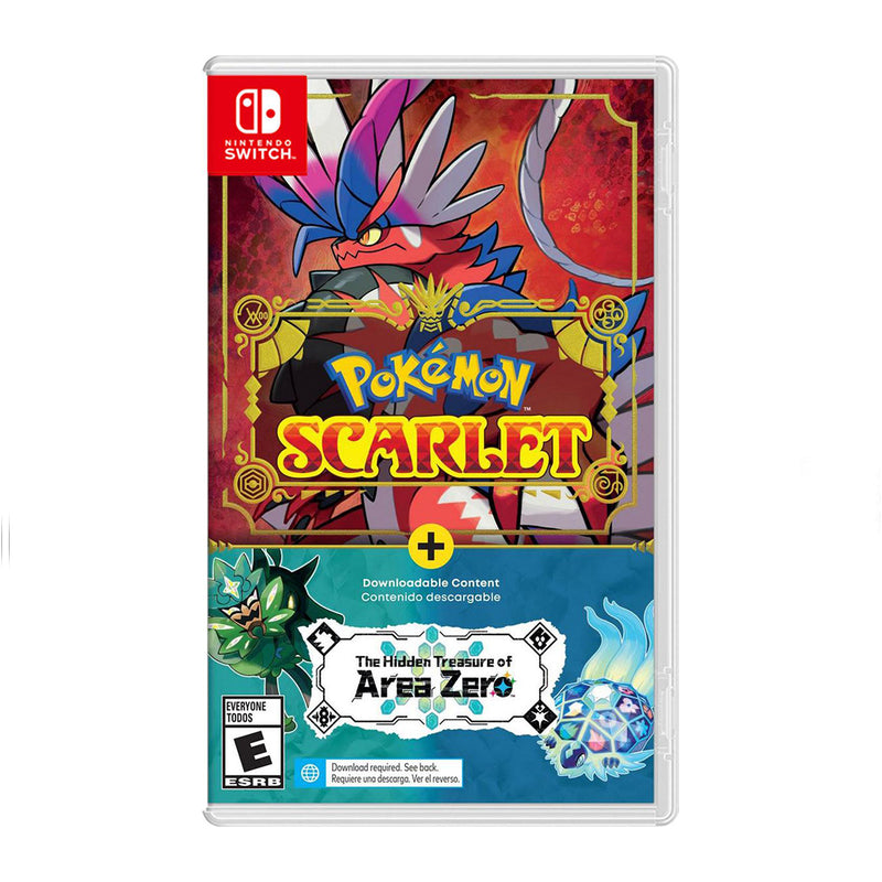 NSW Pokemon Scarlet + The Hidden Treasure of Area Zero DLC (US) (ENG/SP)