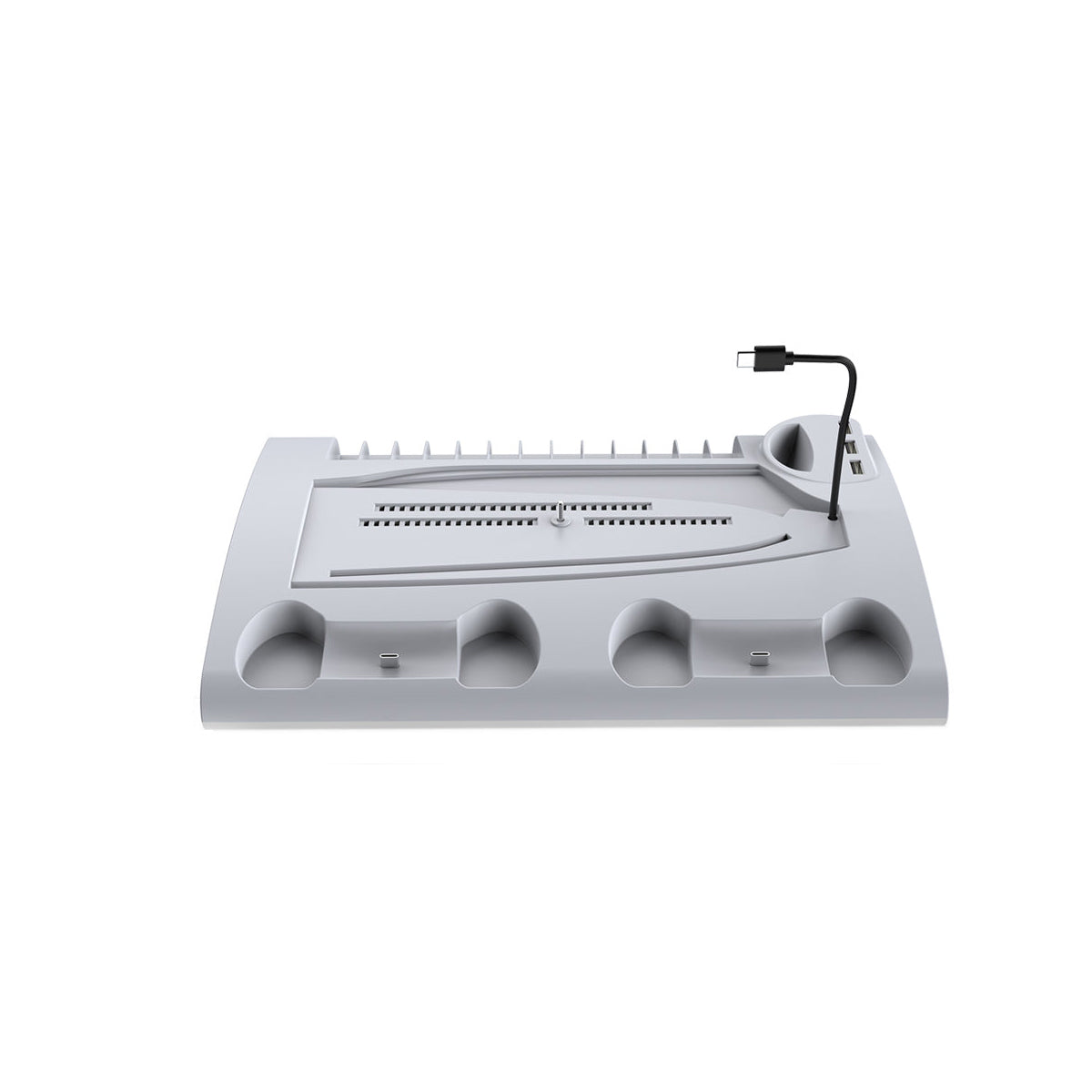 Dobe Multifunctional Cooling & Charging Stand For PS5 / PS5 Slim / PS5 Pro (White) TP5-3570D