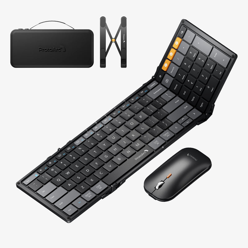 ProtoArc XKM01 CaseUp Foldable Keyboard and Mouse Combo
