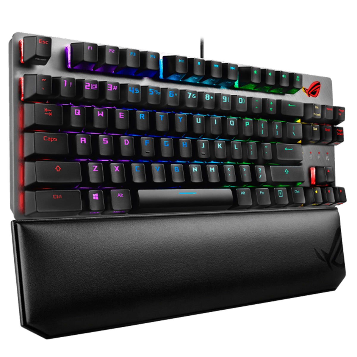 ASUS ROG STRIX X801 RGB SCOPE TKL DELUXE MECHANICAL GAMING KEYBOARD (CHERRY MX RGB RED) - DataBlitz