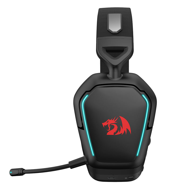 Redragon H868 Mira Wired+2.4g+BT RGB Gaming Headset (Black)