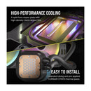 Corsair Icue Link H170I RGN 420mm LCD AIO Liquid CPU Cooler (Black)