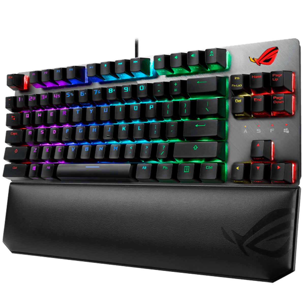 ASUS ROG STRIX X801 RGB SCOPE TKL DELUXE MECHANICAL GAMING KEYBOARD (CHERRY MX RGB RED) - DataBlitz