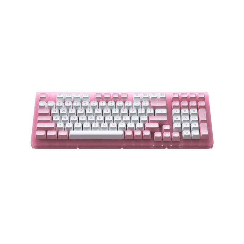 AKKO ACR98 COMBO RGB HOT-SWAPPABLE ACRYLIC MECHANICAL KEYBOARD PRUNUS LANNESIANA (JELLY PINK SWITCH) - DataBlitz