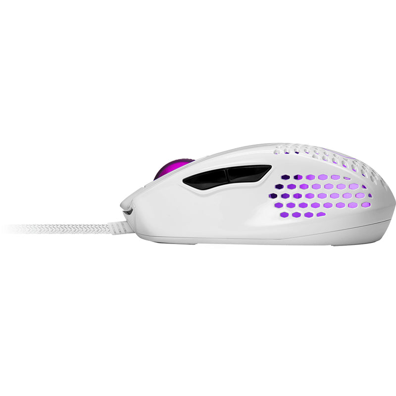 COOLER MASTER MM720 ULTRA LIGHTWEIGHT CLAW GRIP GAMING MOUSE W/ RGB (GLOSSY WHITE) - DataBlitz