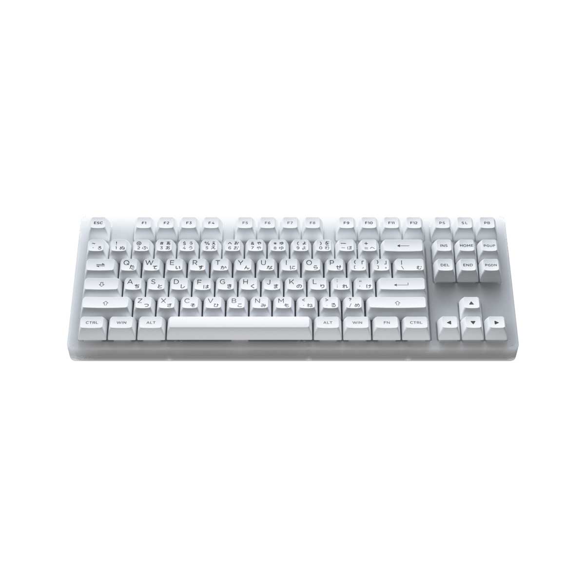 AKKO ACR87 COMBO RGB HOT-SWAPPABLE ACRYLIC MECHANICAL KEYBOARD BLACK ON WHITE (JELLY WHITE SWITCH) - DataBlitz