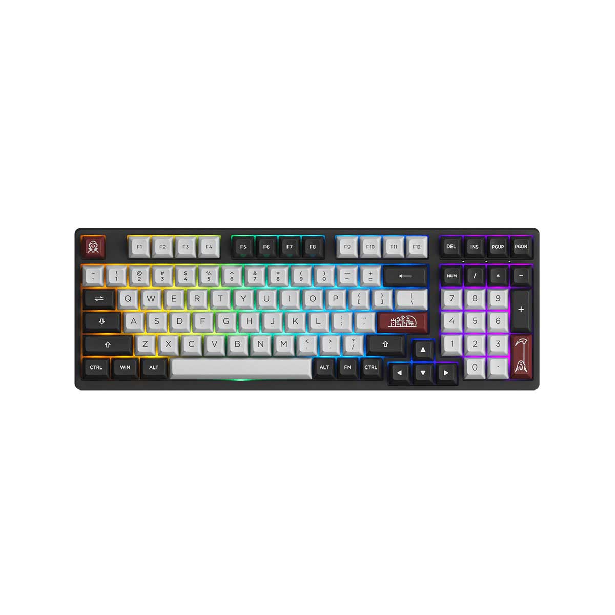 Akko Dracula Castle 3098S Hotswappable RGB Mechanical Keyboard (Akko CS Jelly Purple) - DataBlitz