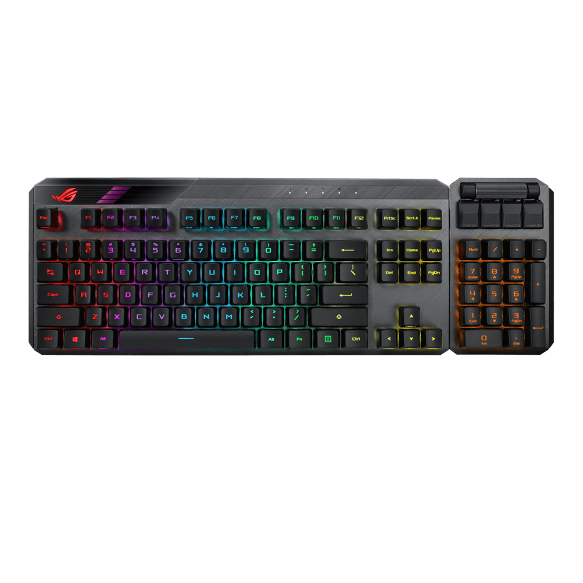 ASUS ROG CLAYMORE II WIRELESS OPTICAL MECHANICAL GAMING KEYBOARD (BLUE SWITCH) - DataBlitz