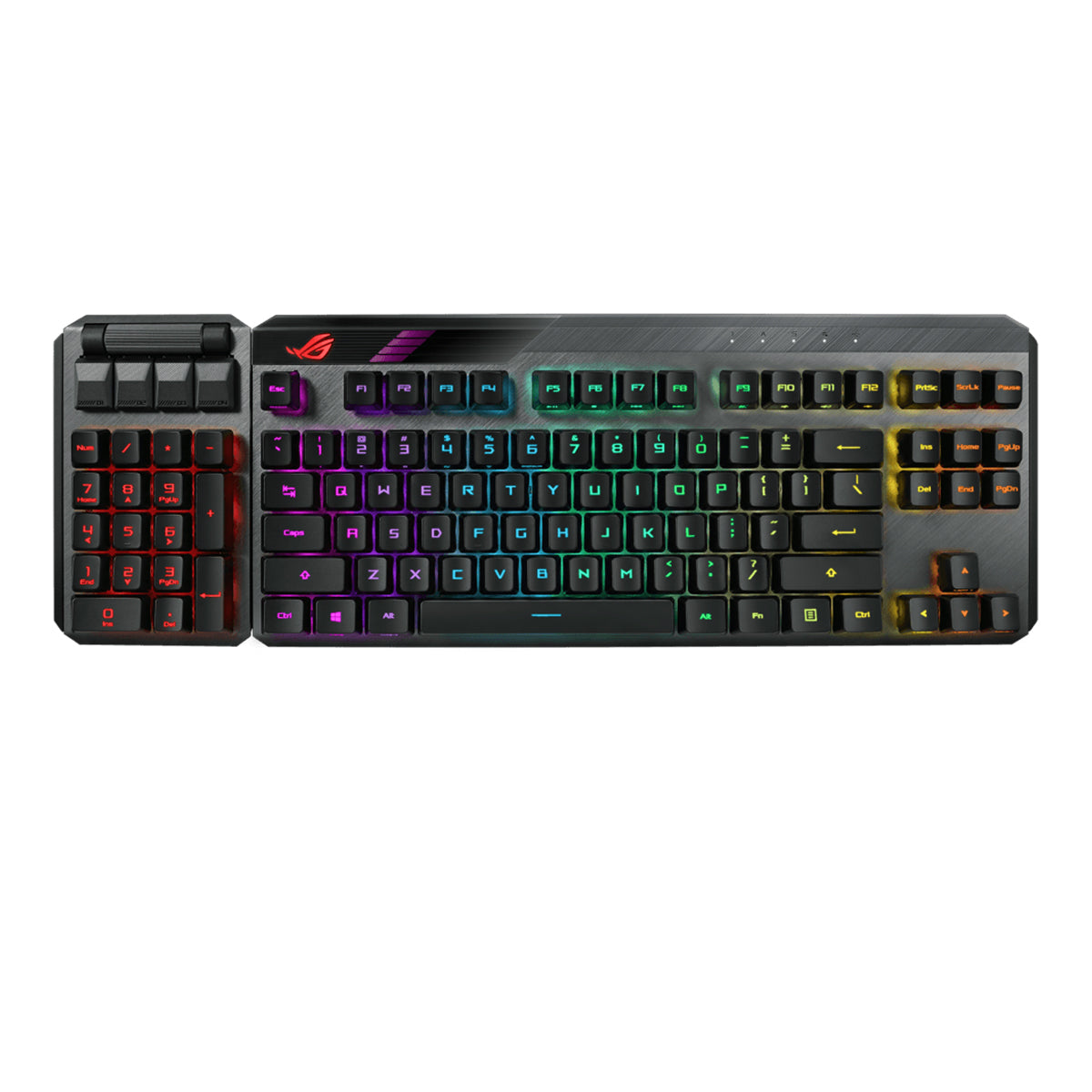 ASUS ROG CLAYMORE II WIRELESS OPTICAL MECHANICAL GAMING KEYBOARD (BLUE SWITCH) - DataBlitz