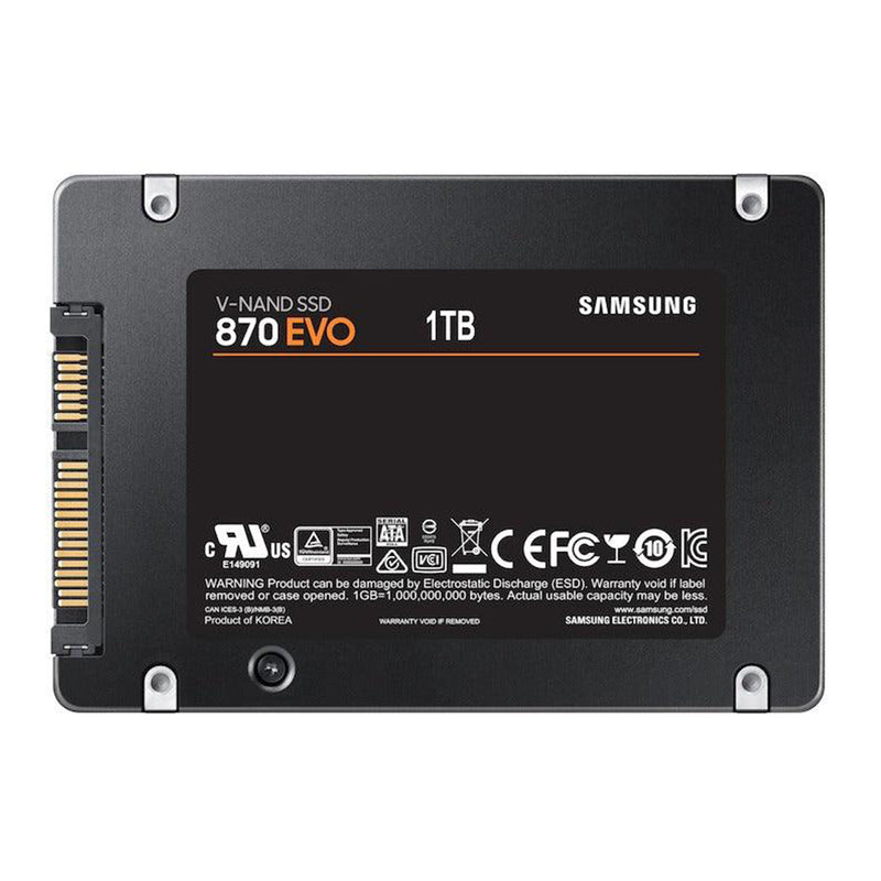 Samsung 870 EVO 1TB Sata III 2.5” SSD (MZ-77E1T0BW) - DataBlitz