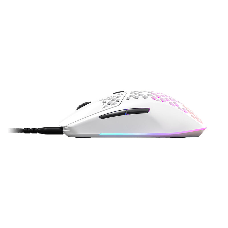 STEELSERIES AEROX 3 ULTRA LIGHTWEIGHT GAMING MOUSE (2022) SNOW (PN62603)